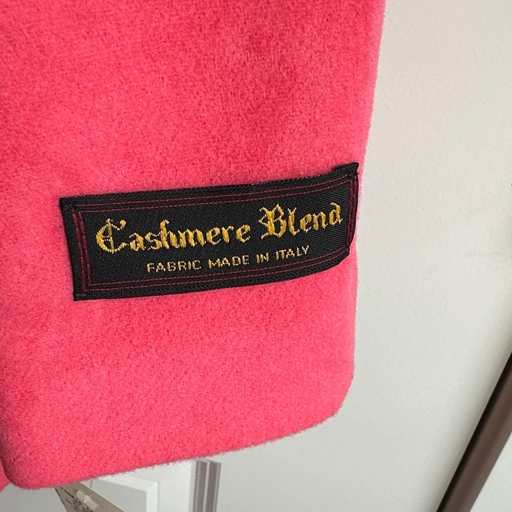 Harve Benard Vibrant Pink Blazer cashmere blend - Picture 4 of 11